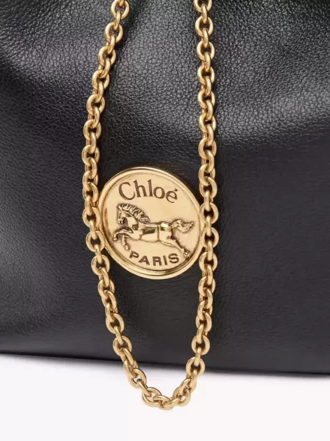 Petit sac à dos bracelet en cuir grainé