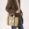Petit sac fourre-tout Woody en peau lainée