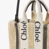 Petit sac fourre-tout Woody en peau lainée