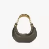 Petit sac hobo bracelet en cuir grainé Petit sac hobo bracelet en cuir grainé