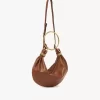 Petit sac hobo bracelet en cuir grainé Petit sac hobo bracelet en cuir grainé