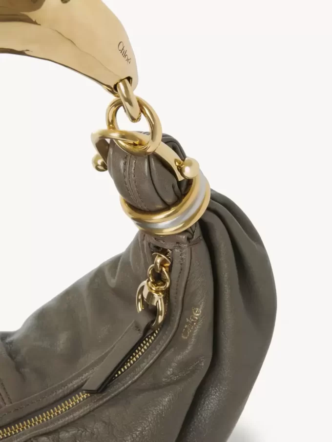 Petit sac hobo bracelet en cuir grainé Petit sac hobo bracelet en cuir grainé