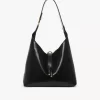 Petit sac hobo Marcie en cuir brillant Petit sac hobo Marcie en cuir brillant