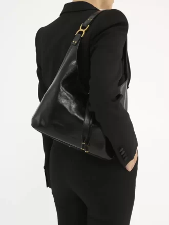 petit sac hobo marcie en cuir brillant 2 330x440 - Petit sac hobo Marcie en cuir brillant