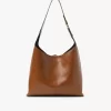 Petit sac hobo Marcie en cuir brillant Petit sac hobo Marcie en cuir brillant