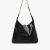 Petit sac hobo Marcie en cuir brillant Petit sac hobo Marcie en cuir brillant