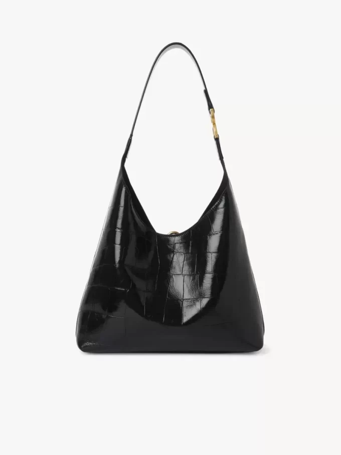 Petit sac hobo Marcie en cuir effet croco Petit sac hobo Marcie en cuir effet croco
