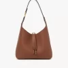 Petit sac hobo Marcie en cuir grainé Petit sac hobo Marcie en cuir grainé