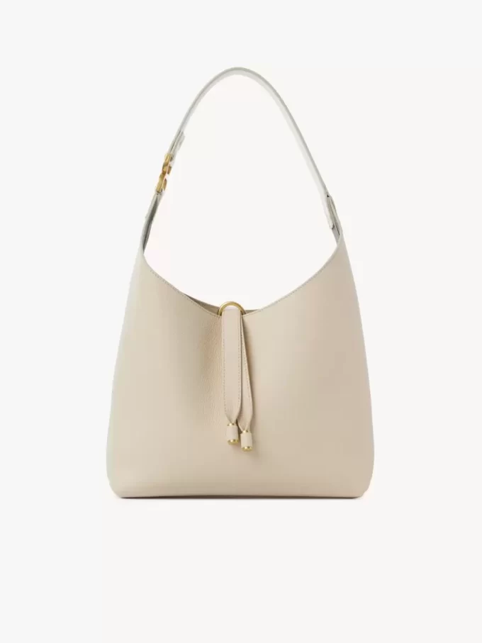 Petit sac hobo Marcie en cuir grainé Petit sac hobo Marcie en cuir grainé
