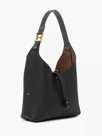 Petit sac hobo Marcie en cuir grainé