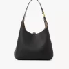 Petit sac hobo Marcie en cuir grainé Petit sac hobo Marcie en cuir grainé