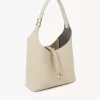 Petit sac hobo Marcie en cuir grainé Petit sac hobo Marcie en cuir grainé