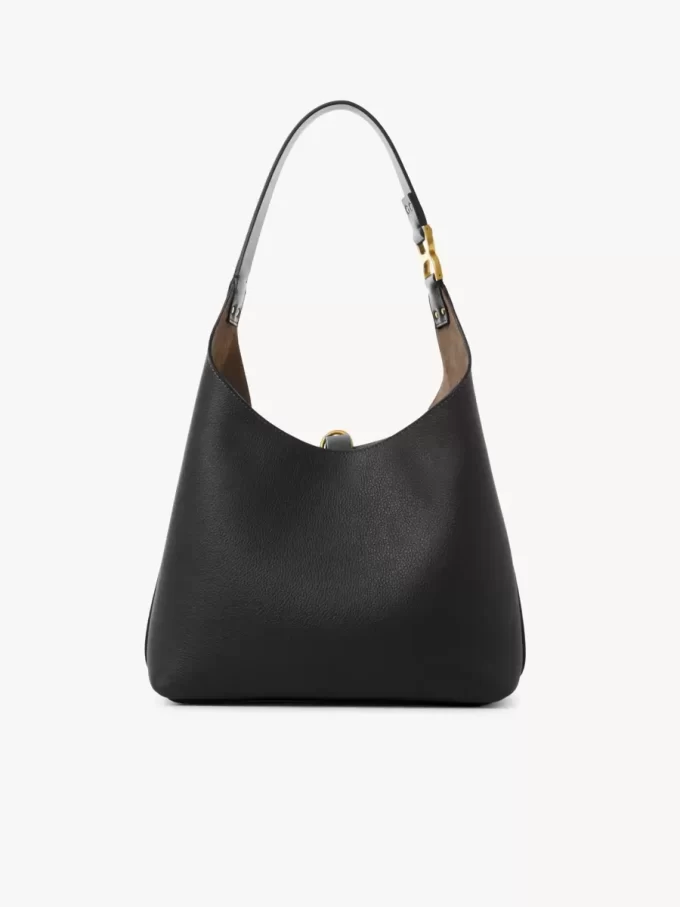 Petit sac hobo Marcie en cuir grainé Petit sac hobo Marcie en cuir grainé