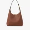 Petit sac hobo Marcie en cuir grainé Petit sac hobo Marcie en cuir grainé