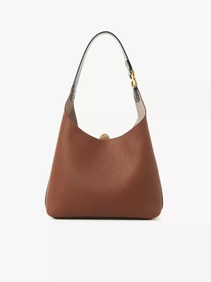 Petit sac hobo Marcie en cuir grainé Petit sac hobo Marcie en cuir grainé