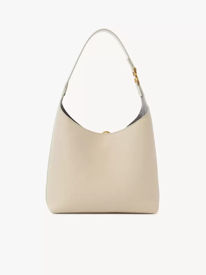 Petit sac hobo Marcie en cuir grainé Petit sac hobo Marcie en cuir grainé