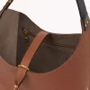 Petit sac hobo Marcie en cuir grainé Petit sac hobo Marcie en cuir grainé