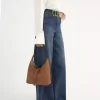 Petit sac hobo Marcie en cuir grainé Petit sac hobo Marcie en cuir grainé