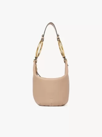Petit sac à main bracelet en cuir grainé