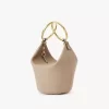 Petit sac à main bracelet en cuir grainé