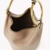 Petit sac à main bracelet en cuir grainé