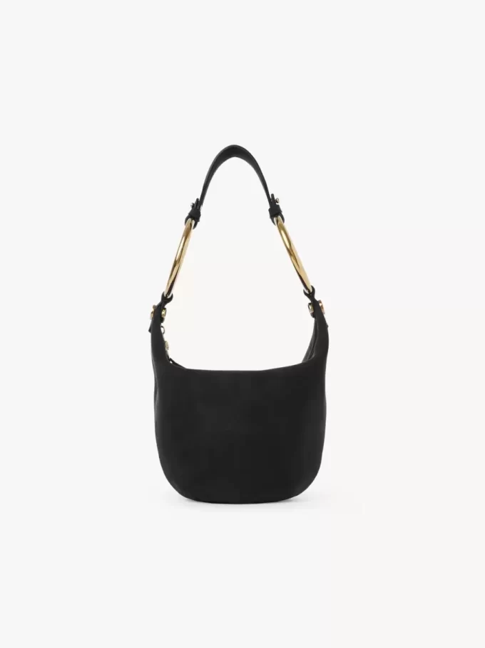 Petit sac à main bracelet en cuir suédé