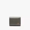 Petit sac à main Chloé Iconic à trois volets avec poche à monnaie en cuir brillant