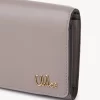 Petit sac à main Chloé Iconic à trois volets avec poche à monnaie en cuir brillant