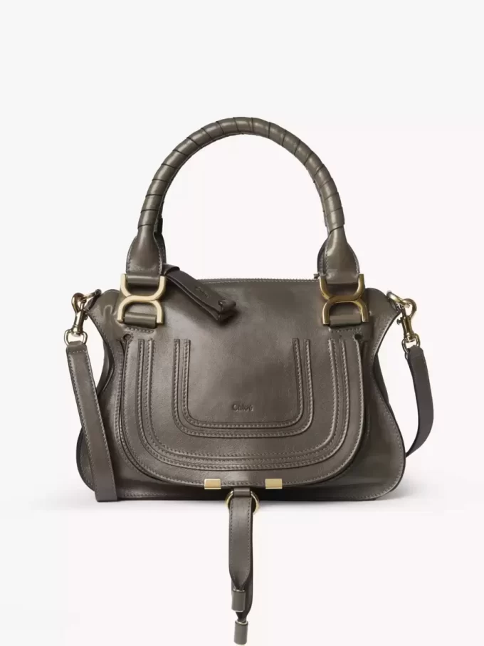 Petit sac Marcie en cuir brillant Petit sac Marcie en cuir brillant
