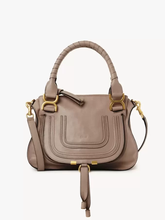 Petit sac Marcie en cuir brillant Petit sac Marcie en cuir brillant