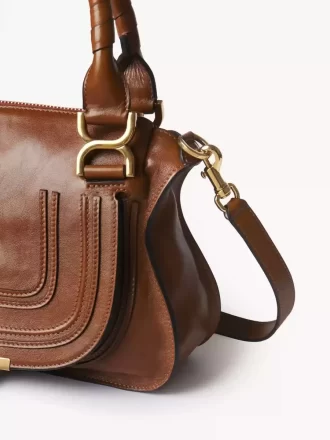 Petit sac Marcie en cuir brillant