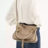 Petit sac Marcie en cuir brillant