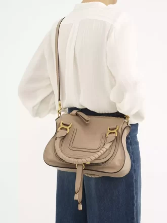 Petit sac Marcie en cuir brillant
