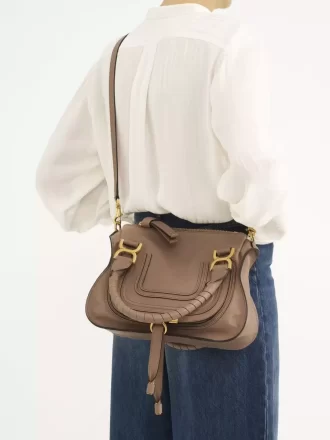 Petit sac Marcie en cuir brillant