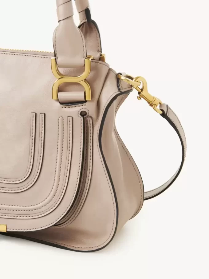Petit sac Marcie en cuir brillant