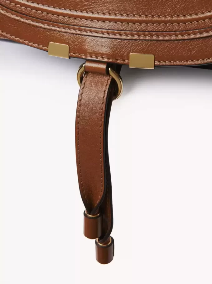 Petit sac Marcie en cuir brillant Petit sac Marcie en cuir brillant