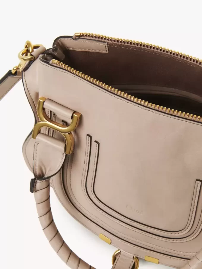 Petit sac Marcie en cuir brillant