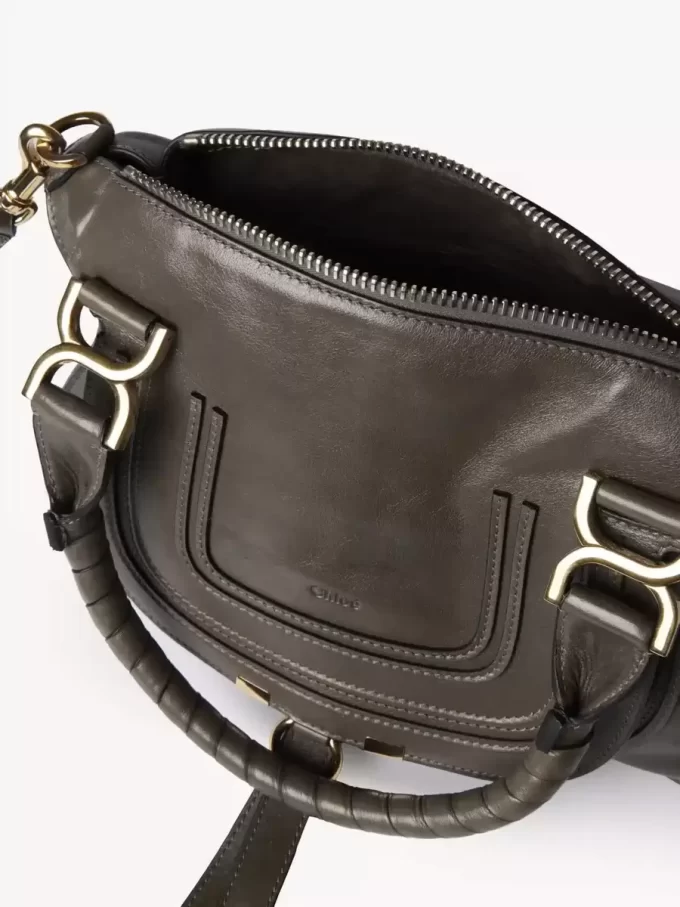 Petit sac Marcie en cuir brillant Petit sac Marcie en cuir brillant