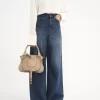 Petit sac Marcie en cuir brillant