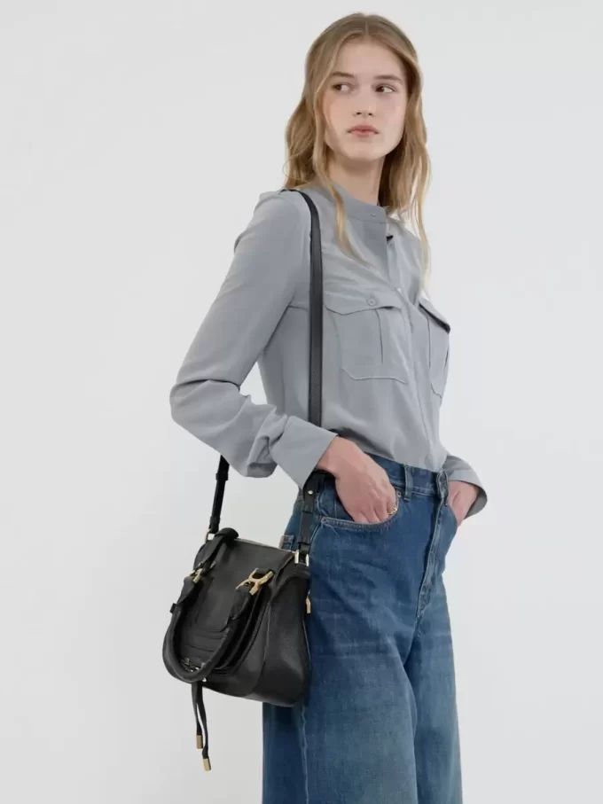 Petit sac Marcie en cuir grainé Petit sac Marcie en cuir grainé