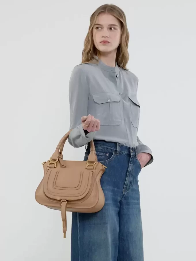 Petit sac Marcie en cuir grainé Petit sac Marcie en cuir grainé