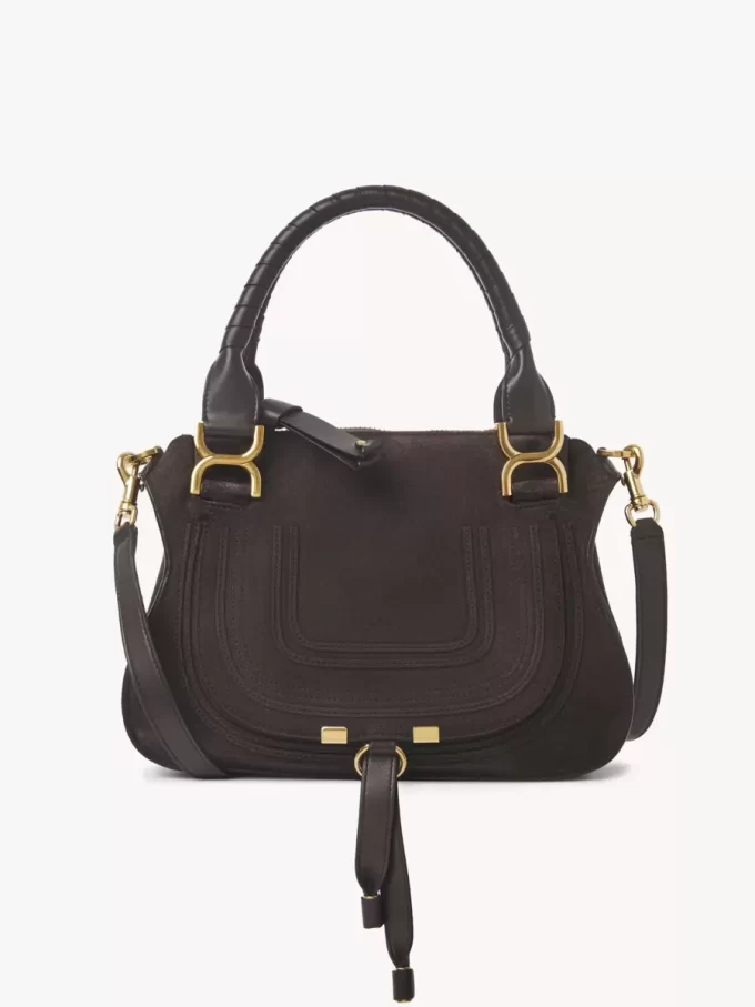 Petit sac Marcie en cuir suédé