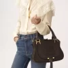 Petit sac Marcie en cuir suédé