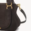 Petit sac Marcie en cuir suédé