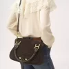 Petit sac Marcie en cuir suédé