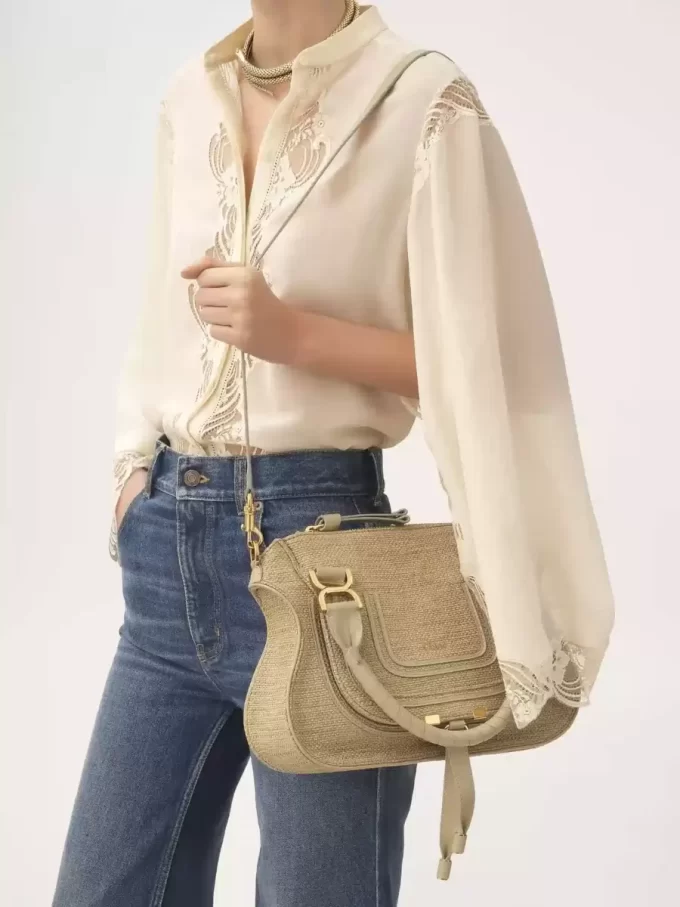 Petit sac Marcie en fibres effet raphia Petit sac Marcie en fibres effet raphia
