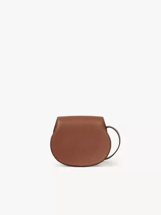 Petit sac selle Marcie en cuir grainé