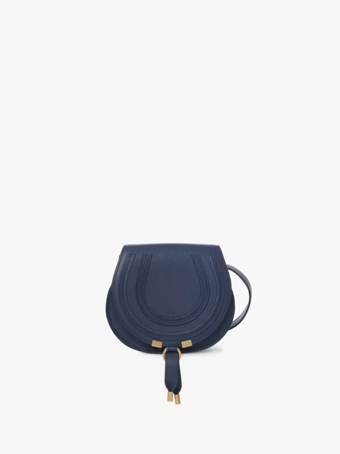 Petit sac selle Marcie en cuir grainé