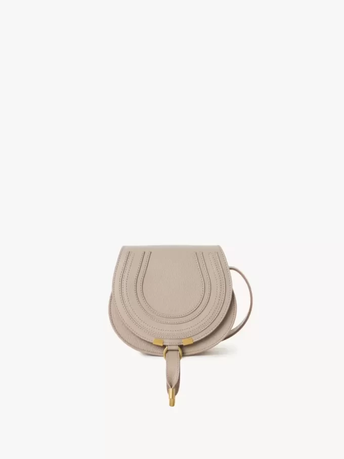 Petit sac selle Marcie en cuir grainé