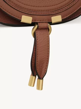 Petit sac selle Marcie en cuir grainé
